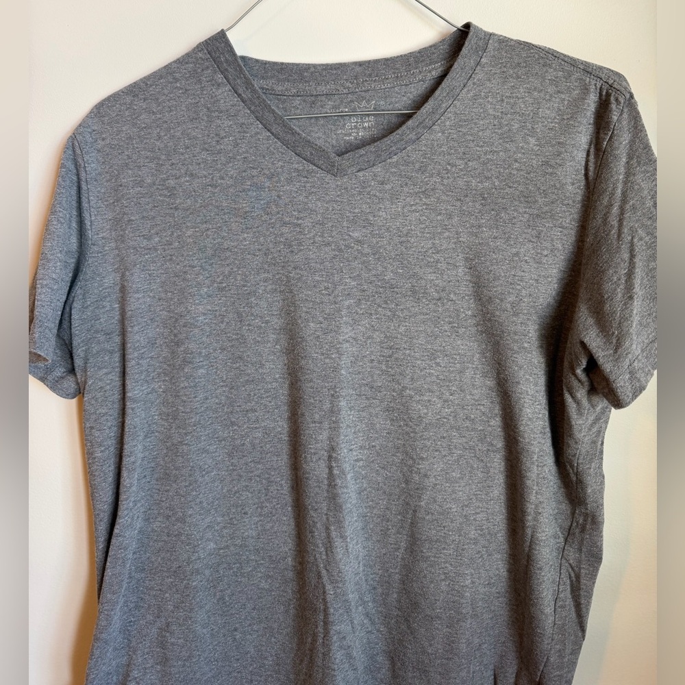 Blue Crown Gray V-Neck